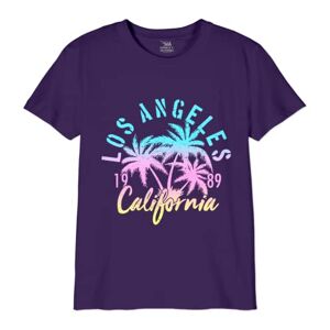 Republic Of California Mädchen Girepczts050 T-Shirt, blasslila, 8 Jahre