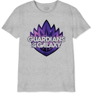 Marvel Mädchen Gigugamts155 T-Shirt, Grau meliert, 10 Jahre