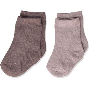 NAME IT Baby-Mädchen NBFWAKTA Wool/VIS 2P XXIII Socken, Antler/Pack:2 Pack, 74/80