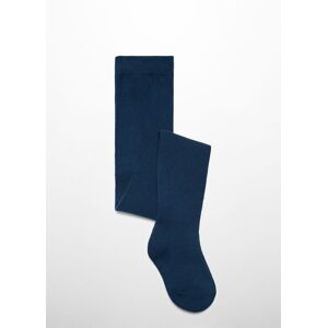 Mango Kids Strumpfhose aus Baumwolle - Marineblau - 5-6 - weiblich