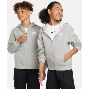 Nike Sportswear Club Fleece Kapuzenjacke für ältere Kinder - Grau - L