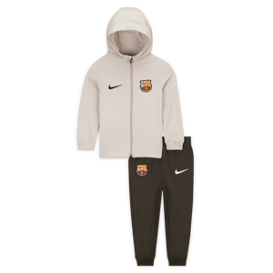 FC Barcelona StrikeNike Dri-FIT Trainingsanzug mit Kapuze für Babys/Kleinkinder - Braun - 12-18M