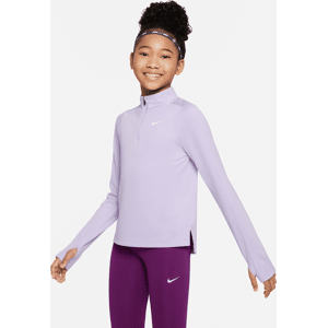 Nike Dri-FITLongsleeve mit Halbreißverschluss für ältere Kinder (Mädchen) - Lila - XS