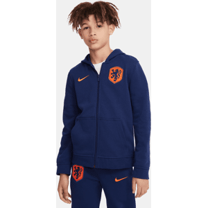 Nike NiederlandeFrench-Terry-Hoodie mit durchgehendem Reißverschluss für ältere Kinder (Jungen) - Blau - XL