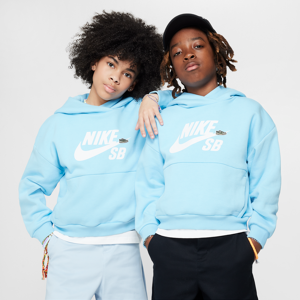 Nike SB Icon Fleece EasyOn Oversize-Hoodie für ältere Kinder - Blau - XL