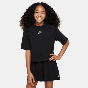 Nike SportswearKurzarm-Oberteil für ältere Kinder (Mädchen) - Schwarz - XL