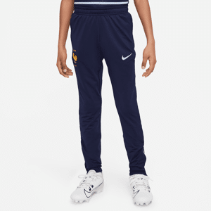 FFF Strike Nike Dri-FIT Strick-Fußballhose für ältere Kinder - Blau - XS