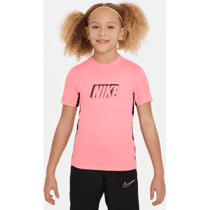 Nike Dri-FIT Academy23Kurzarm-Fußballoberteil für ältere Kinder - Pink - M