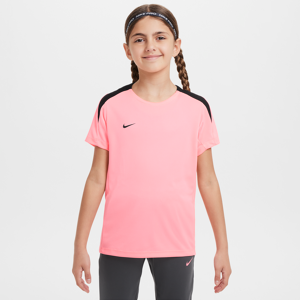 Nike Dri-FIT StrikeKurzarm-Fußballoberteil für ältere Kinder - Pink - L