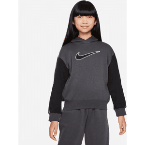 Nike SportswearFleece-Hoodie in Oversize für ältere Kinder (Mädchen) - Grau - XL