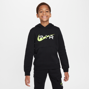 Nike AirPullover-Fleece-Hoodie für ältere Kinder - Schwarz - L