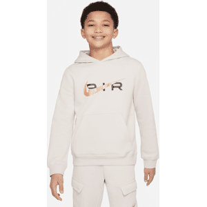 Nike Air Pullover-Fleece-Hoodie für ältere Kinder - Braun - M