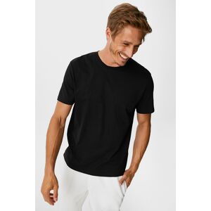 C&A Multipack 5er-T-Shirt, Schwarz, Größe: M Männlich