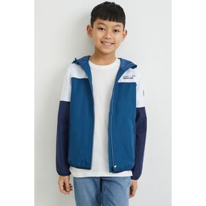 C&A Jacke mit Kapuze, Blau, Größe: 170 Male