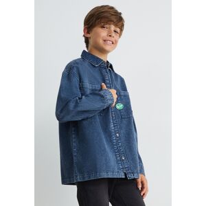 C&A Jeanshemd, Blau, Größe: 170 Male