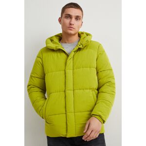 C&A Steppjacke mit Kapuze, Grün, Größe: M Männlich