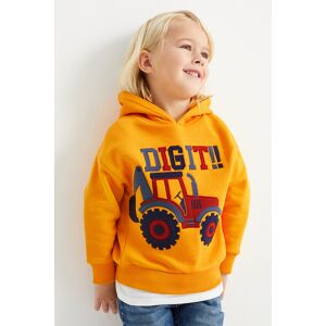 C&A Multipack 2er-Bagger-Hoodie und Sweatshirt, Orange, Größe: 134 Männlich