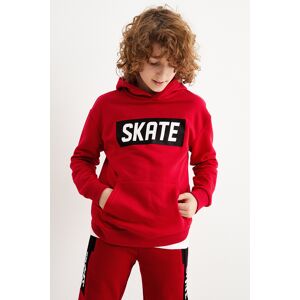 C&A Skate-Hoodie, Rot, Größe: 146-152 Männlich