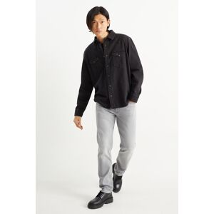 C&A Slim Jeans, Grau, Größe: W32 L34 Männlich