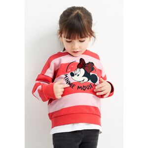 C&A Minnie Maus-Sweatshirt-gestreift, Rot, Größe: 122 Weiblich