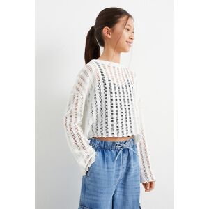 C&A Pullover, Weiss, Größe: 140 Female