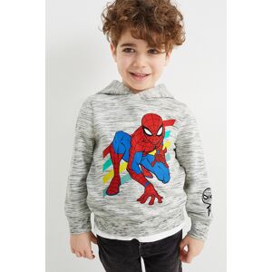 C&A Spider-Man-Hoodie, Grau, Größe: 98 Männlich