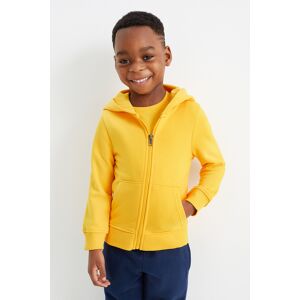 C&A Sweatjacke mit Kapuze, Gelb, Größe: 116 Männlich