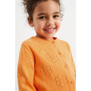 C&A Strickjacke, Orange, Größe: 122 Weiblich