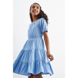 C&A Kleid, Blau, Größe: 128 Weiblich