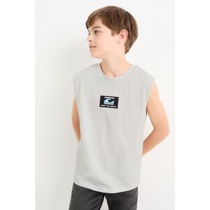 C&A Multipack 2er-Surfer-Top und Kurzarmshirt, Orange, Größe: 158 Männlich