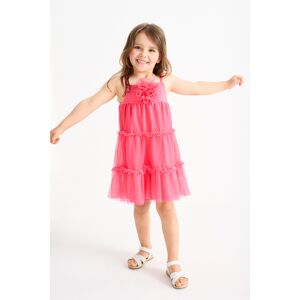 C&A Kleid, Pink, Größe: 134 Weiblich