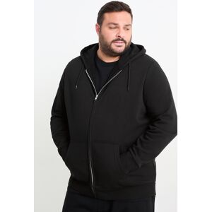 C&A Sweatjacke mit Kapuze, Schwarz, Größe: 5XL Männlich