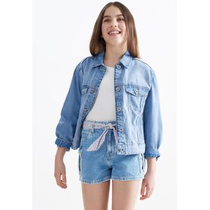 C&A Cargo-Jeans-Shorts, Blau, Größe: 164 Weiblich