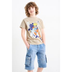 C&A Naruto-Kurzarmshirt, Beige, Größe: 128 Männlich