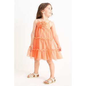 C&A Kleid, Orange, Größe: 116 Weiblich