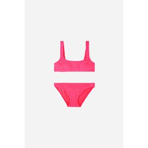Calzedonia Bikini für Mädchen Crinkle Waves Mädchen Rosa Größe 4 JAHRE