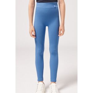 Calzedonia Leggings in Rippstrick für Mädchen Mädchen Blau Größe 8-10