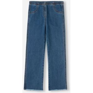 Calzedonia Flare Leggings aus Denim im Cropped-Schnitt für Mädchen Mädchen Blau Größe 7-8 JAHRE