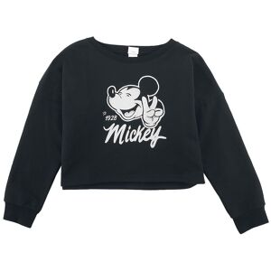 Micky Maus - Disney Sweatshirt - Kids - Mickey Mouse - 164 bis 176 - für Mädchen - schwarz