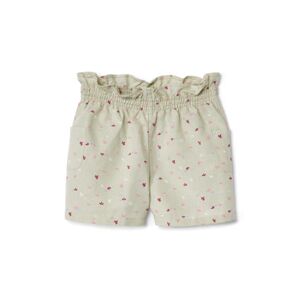 Tchibo - Kinder-Paperbag-Shorts - Hellgrün -Kinder - Gr.: 110/116 Baumwolle  110/116 unisex