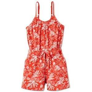 Tchibo - Jumpsuit - Orange -Kinder - Gr.: 110/116 Baumwolle  110/116 unisex