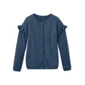 Tchibo - Strickjacke - Blau/Meliert -Kinder - 100% Baumwolle - Gr.: 170/176 Baumwolle Blau 170/176 unisex