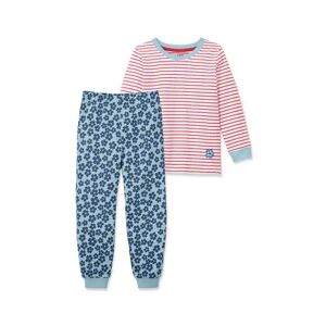 Tchibo - Pyjama - Weiss/Gestreift -Kinder - 100% Baumwolle - Gr.: 74/80 Baumwolle  74/80 unisex