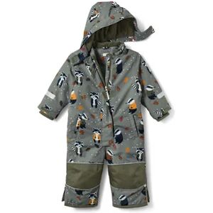 Tchibo - Schneeanzug mit Tier-Print - Grün -Kinder - Gr.: 98/104 Polyester  98/104 unisex