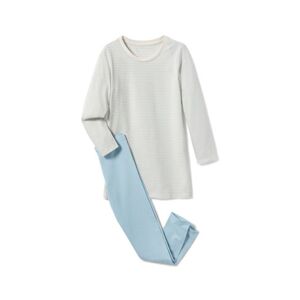 Tchibo - Kinder-Pyjama - Hellblau/Gestreift -Kinder - Gr.: 134/140 Baumwolle  134/140 unisex