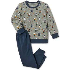 Tchibo - Pyjama - Blau -Kinder - Gr.: 122/128 Baumwolle  122/128 unisex