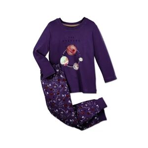 Tchibo - Glow-in-the-dark-Pyjama - Violett -Kinder - Gr.: 86/92 Baumwolle  86/92 unisex