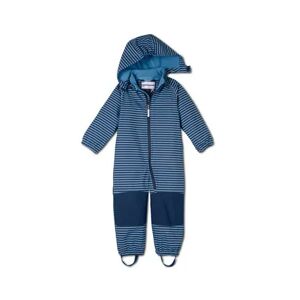 Tchibo - Softshelloverall - Dunkelblau/Gestreift -Kinder - Gr.: 110/116 Polyester  110/116 unisex