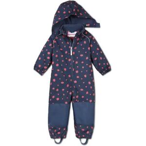 Tchibo - Softshelloverall - Dunkelblau/Gepunktet -Kinder - Gr.: 86/92 Polyester  86/92 unisex