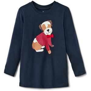 Tchibo - Kleinkinder-Langarmshirt - Dunkelblau -Kinder - 100% Baumwolle - Gr.: 110/116 Baumwolle  110/116 unisex